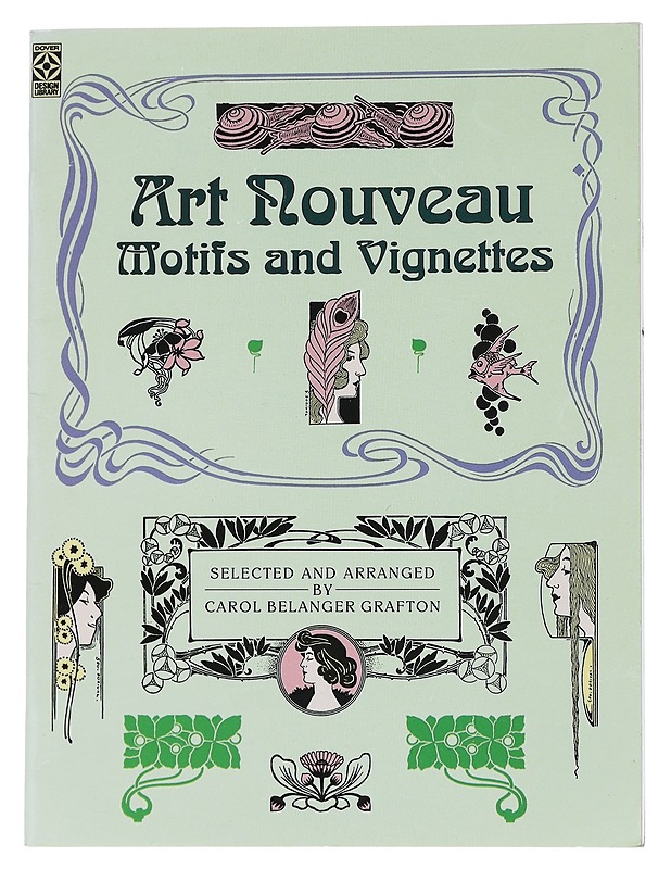 Art nouveau motifs and vignettes - Grafton, Carol Belanger - Taide- ja kulttuurikirjat - 10105572207 - 0
