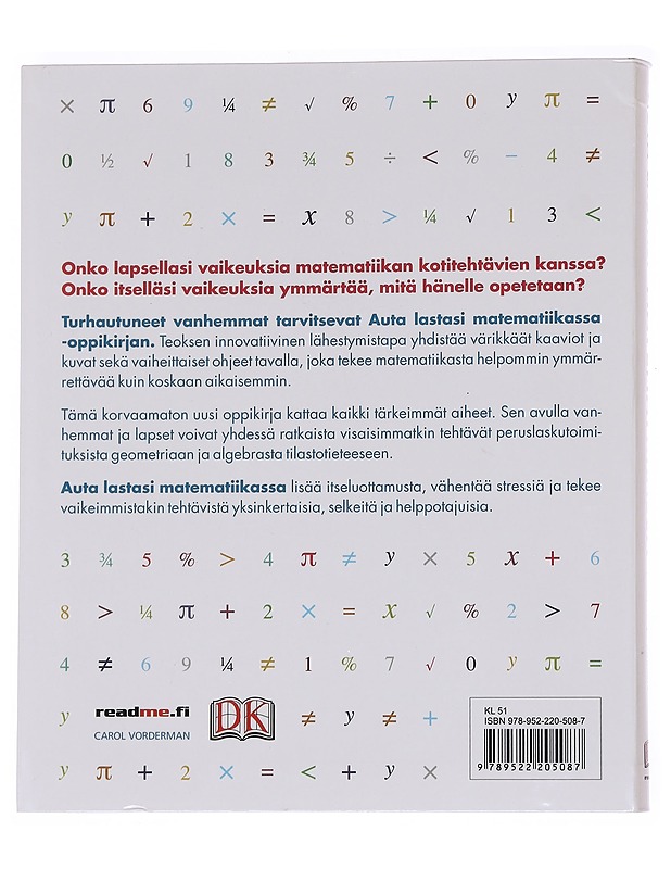 Auta lastasi matematiikassa - Vorderman, Carol - Tietokirjat ja oppaat - 10105572216 - 1