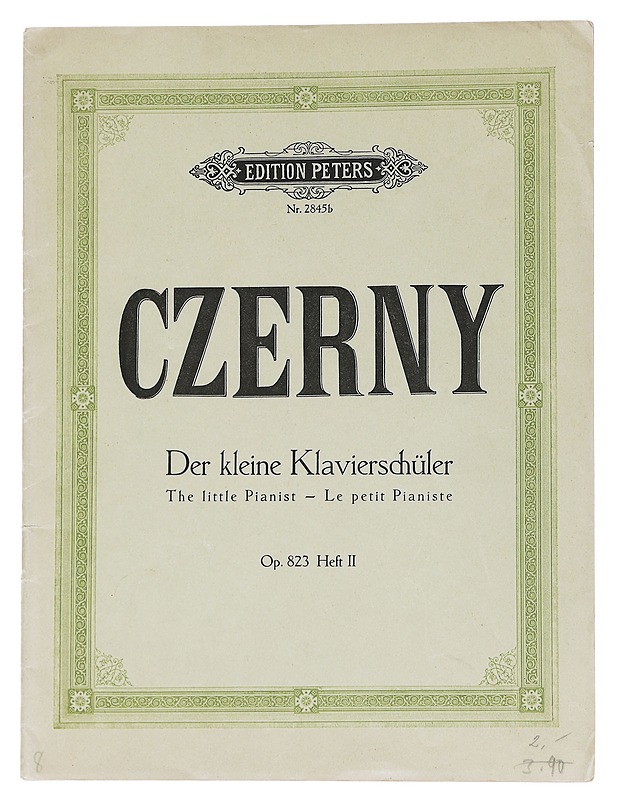 Czerny: Der kleine Klavierschuler - The little pianist/ Le petit pianiste - F. M. Geidel, Leipzig - Tietokirjat ja oppaat - 10105572224 - 0