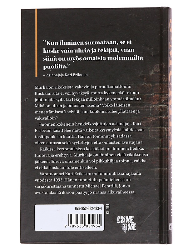 8 x murha - Kari Eriksson - Elämäkerrat ja muistelmat - 10105572258 - 1