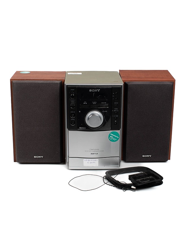 SONY CMT-EH10 kasetti/CD/MP3/AM/FM mikrohifisarja  - Viihde-elektroniikka - 10105572280 - 1