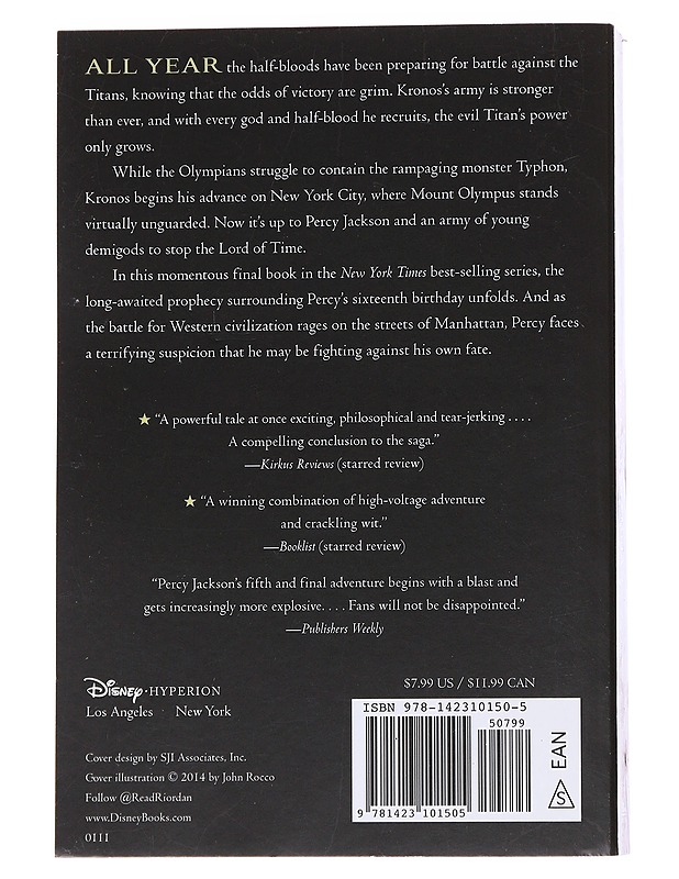 The last olympian - Rick Riordan - Fantasia- ja scifi - 10105572301 - 1