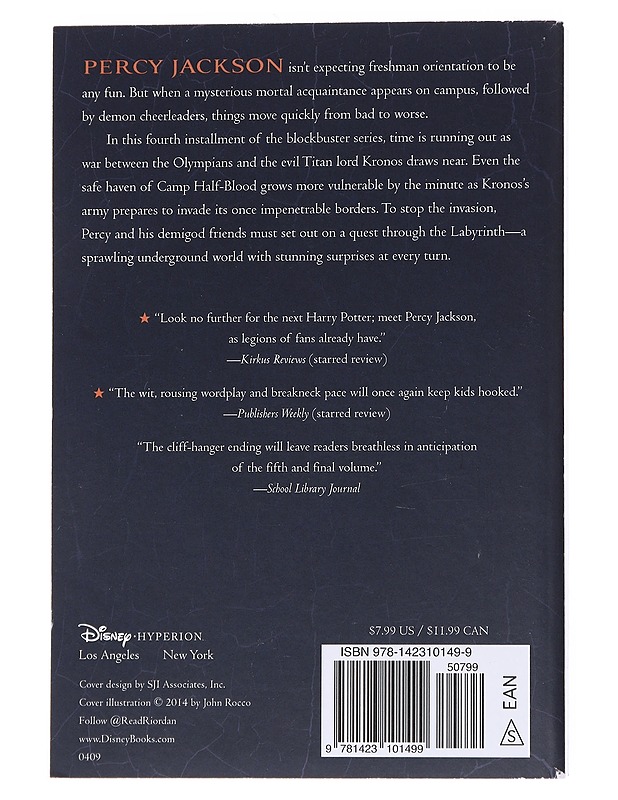 The battle of the labyrinth - Rick Riordan - Fantasia- ja scifi - 10105572330 - 1