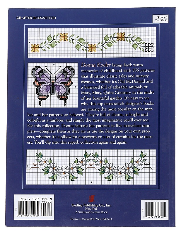 Donna Kooler's 555 Cross-Stitch Motifs - Käsityökirjat - 10105572344 - 1