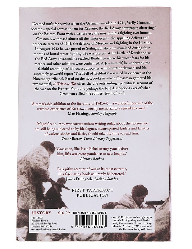 A writer at war / Vasily Grossman with the Red Army 1941-1945 - Beevor, Antony - Elämäkerrat ja muistelmat - 10105572364 - 1