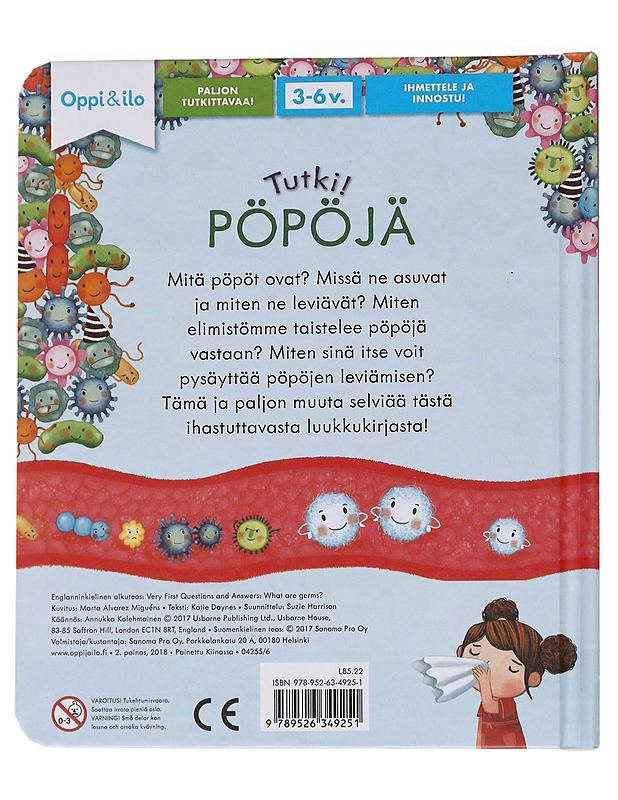 Tutki! Pöpöjä - Daynes, Katie - Lastenkirjat - 10105572408 - 1