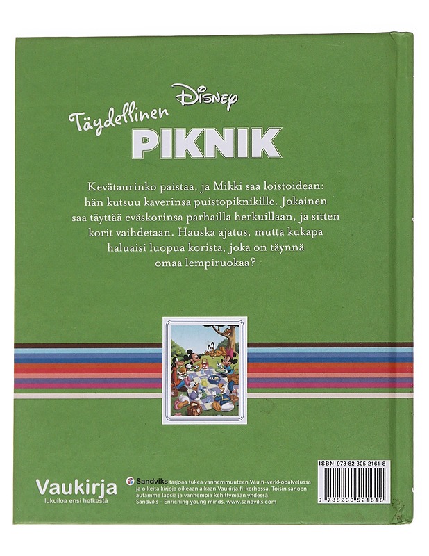 Täydellinen piknik - Ritchey, Kate - Lastenkirjat - 10105572412 - 1