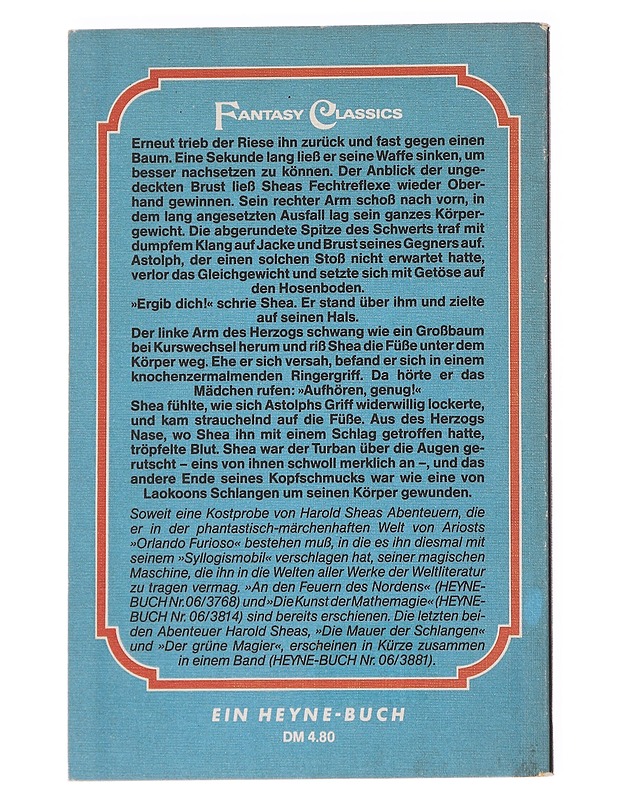 Die stählerne festung - Lyon Sprague de Camp, Fletcher Pratt - Fantasia- ja scifi - 10105572520 - 1