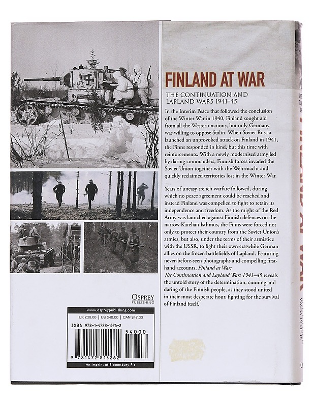 Finland at war : the continuation and Lapland Wars 1941-45 - Nenye, Vesa - Historiakirjat - 10105572547 - 1