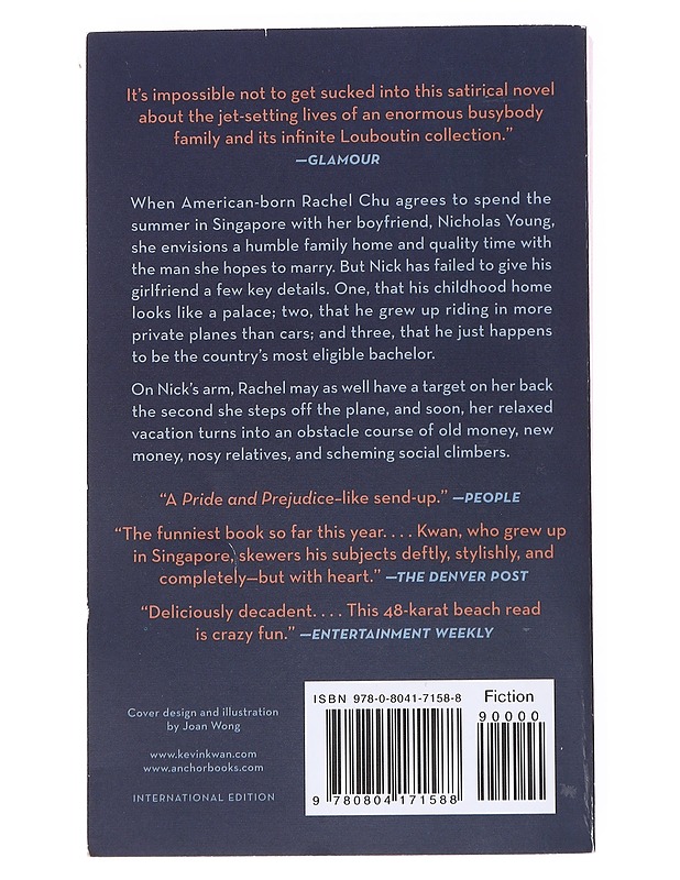 Crazy rich Asians - Kevin Kwan - Romaanit ja novellit - 10105572565 - 1