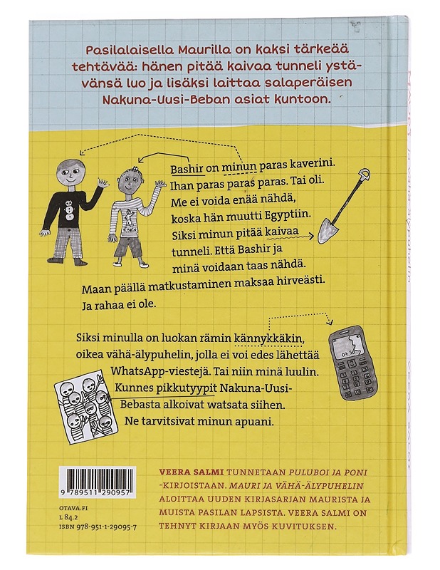 Mauri ja vähä-älypuhelin - Salmi, Veera - Lastenkirjat - 10105572571 - 1