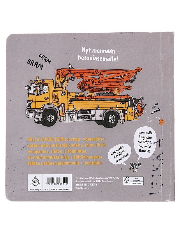 Betonihommissa - Salla Savolainen - Lastenkirjat - 10105572587 - 1