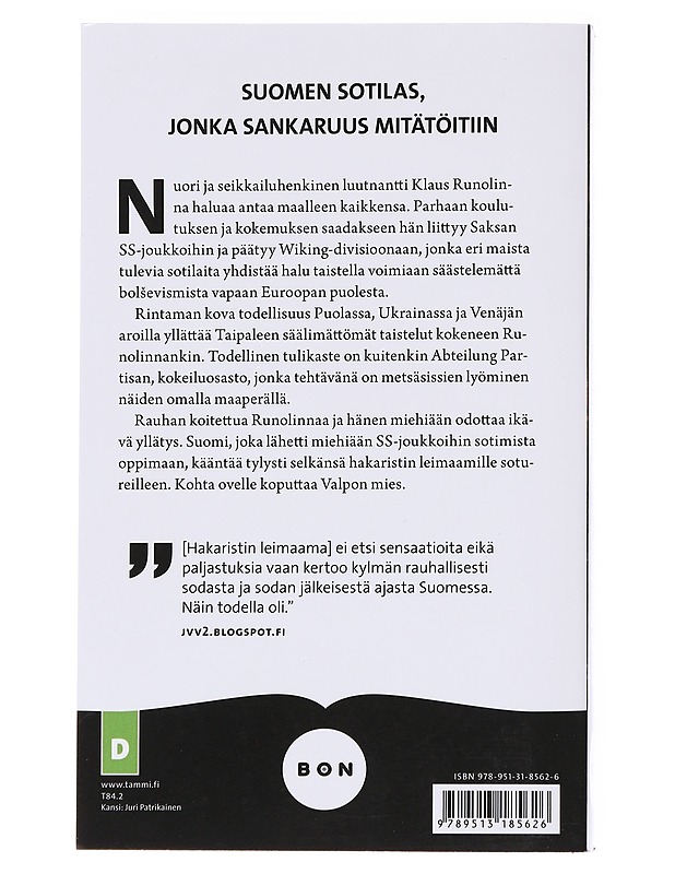 Hakaristin leimaama - Ville Kaarnakari - Romaanit ja novellit - 10105572609 - 1