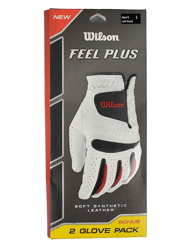 WILSON miesten Feel Plus hanska, L, 2 kpl/pkt - Asusteet - 10105572656 - 0