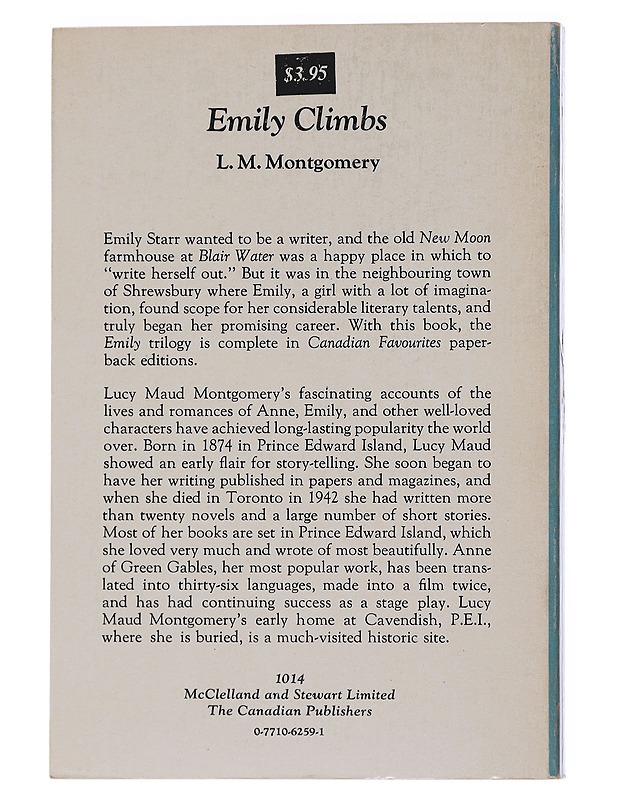 Emily Climbs - L.M. Montgomery - Nuorten kirjat - 10105572686 - 1