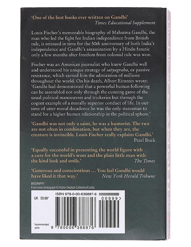 The Life of Mahatma Gandhi - Louis Fischer - Elämäkerrat ja muistelmat - 10105572718 - 1