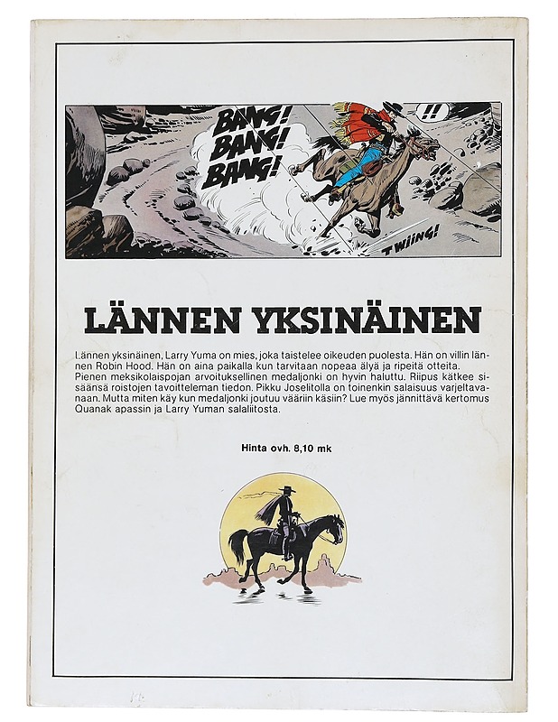 Lännen yksinäinen Larry Yuma - Hannele Louhisola - Sarjakuvat - 10105572731 - 1