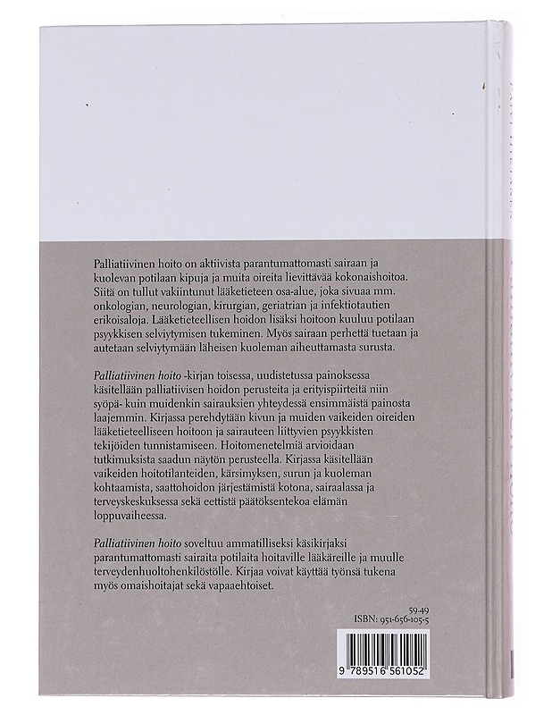 Palliatiivinen hoito - Aalto, Kirsti - Tietokirjat ja oppaat - 10105572762 - 1