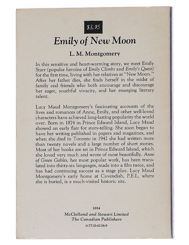 Emily of the New Moon - L.M. Montgomery - Nuorten kirjat - 10105572783 - 1