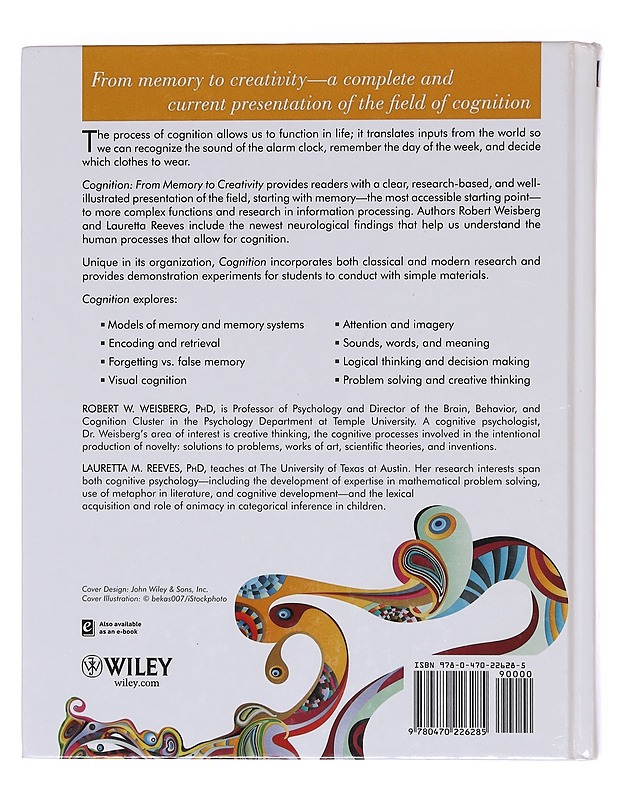 Cognition from memory to creativity - Robert W. Weisberg - Tietokirjat - 10105572786 - 1