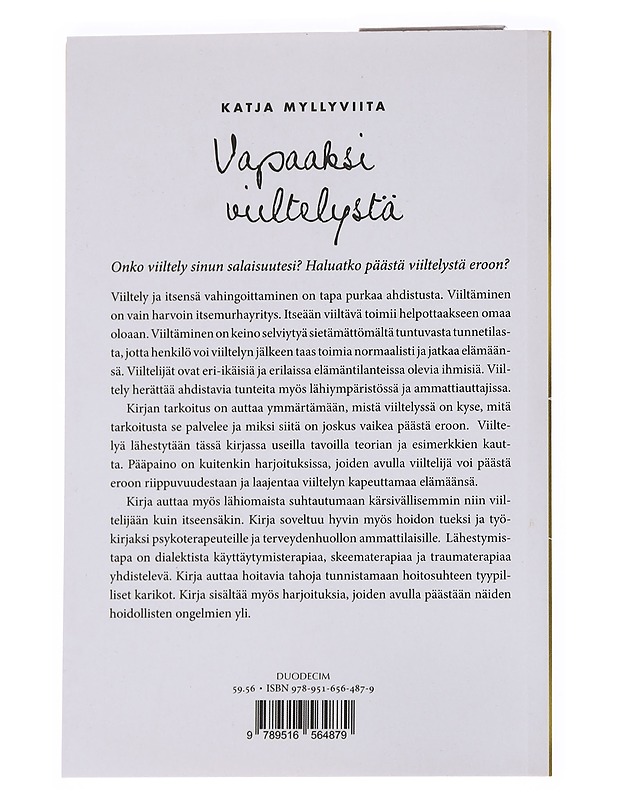 Vapaaksi viiltelystä - Katja Myllyviita - Tietokirjat ja oppaat - 10105572799 - 1