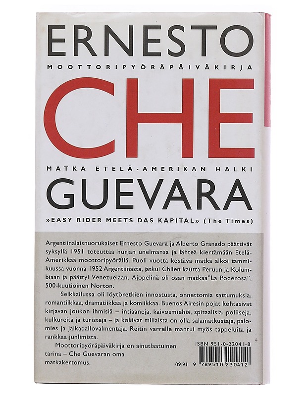 Moottoripyöräpäiväkirja - Ernesto Che Guevara - Elämäkerrat ja muistelmat - 10105572843 - 1