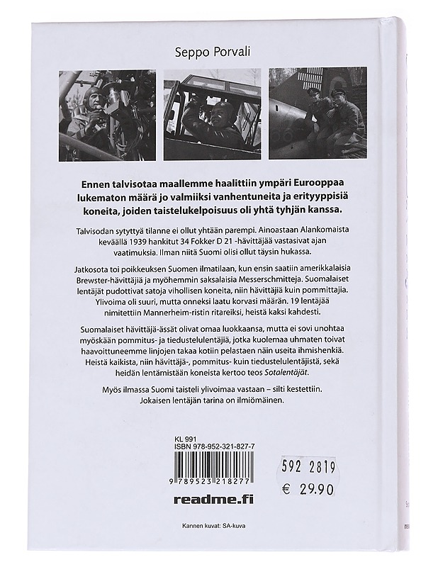 Sotalentäjät / Suomi sodassa - Seppo Porvali - Elämäkerrat ja muistelmat - 10105572848 - 1