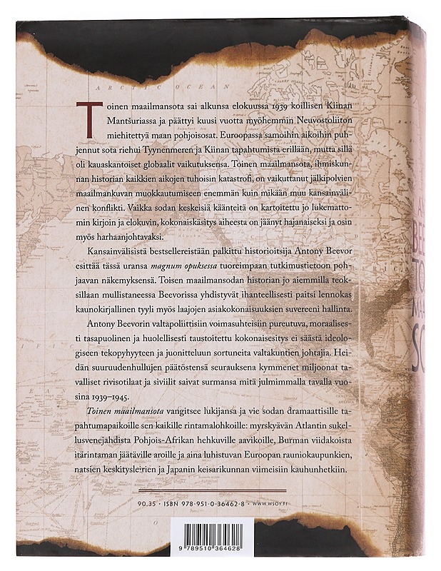 Toinen maailmansota - Beevor, Antony - Historiakirjat - 10105572856 - 1