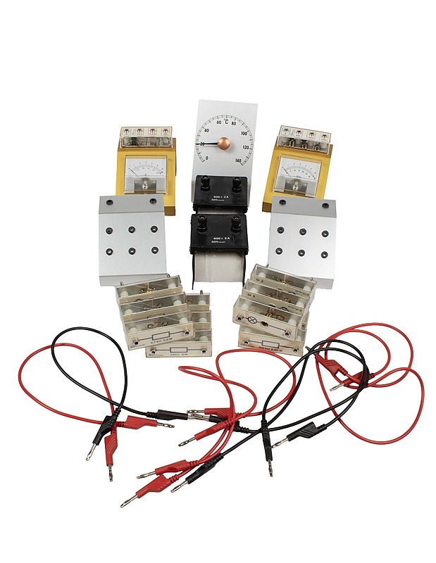 Sarja mittauslaitteita, vastuksia, kytkentäjohtoja - Muu elektroniikka - 10105572882 - 0
