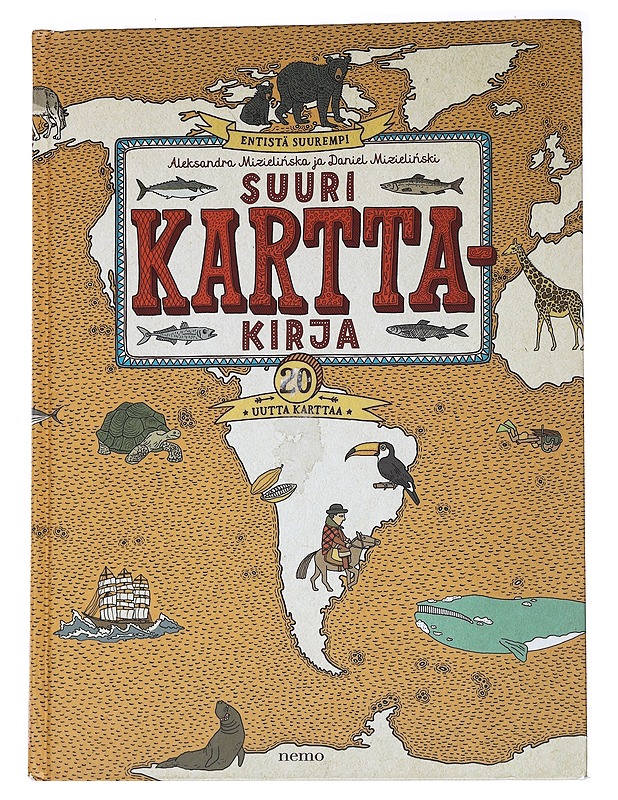 Suuri karttakirja - Mizieli?ska, Aleksandra - Lastenkirjat - 10105572915 - 0