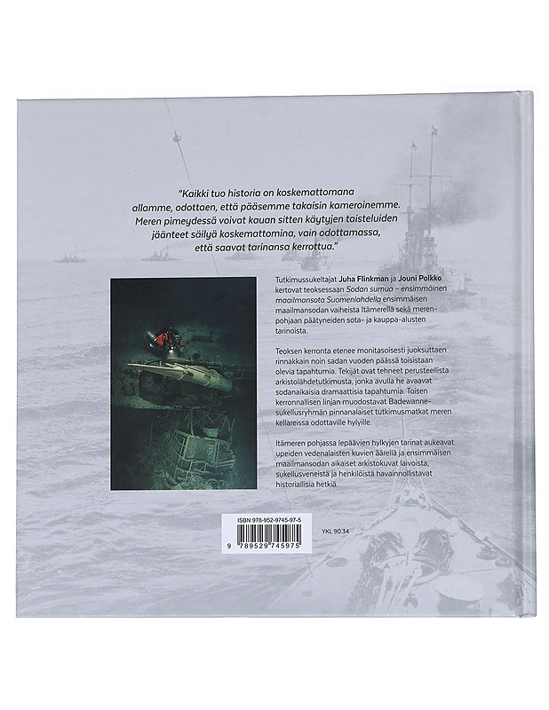 Sodan sumua / ensimmäinen maailmansota Suomenlahdella - Flinkman, Juha - Historiakirjat - 10105572932 - 1