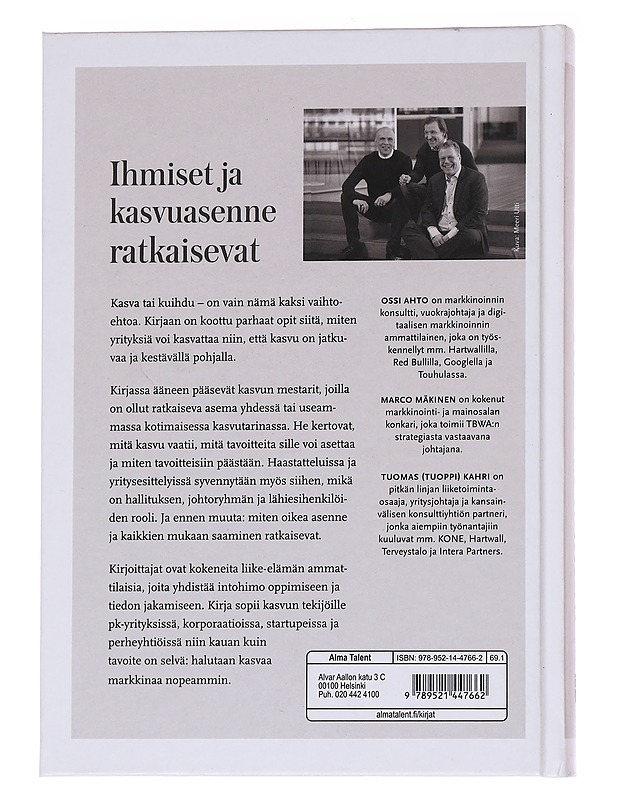 Kasva tai kuihdu : opas kestävään liiketoimintaan - Ahto, Ossi - Tietokirjat ja oppaat - 10105572976 - 0