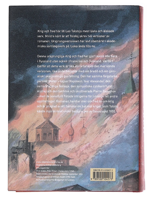 Krig och fred / ursprungsversionen - Tolstoj, Leo - Romaanit ja novellit - 10105572988 - 1