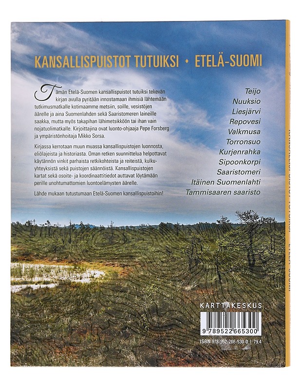 Etelä-Suomi: retkeilijän opas - Forsberg - Tietokirjat ja oppaat - 10105572991 - 1