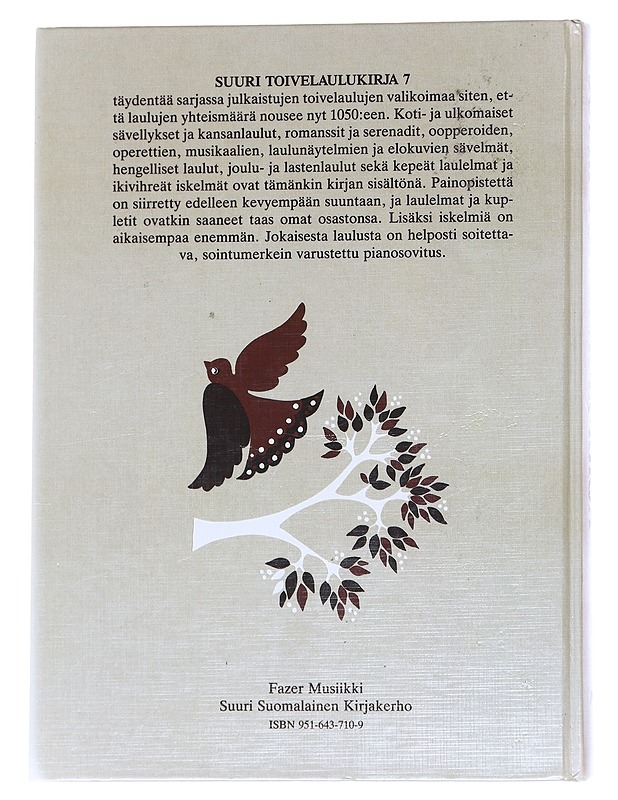 Suuri toivelaulukirja. 7 - Vuoristo, Aapeli - Harrastekirjat - 10105572993 - 1