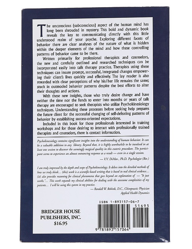 Psychokinesiology: doorway to the Unconscious mind - Holub, Alexander S. - Tietokirjat ja oppaat - 10105573011 - 1
