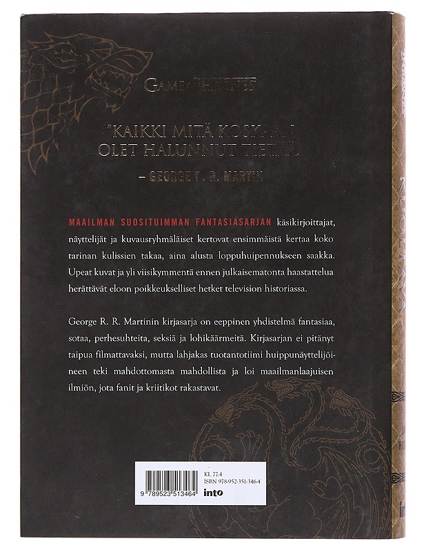 Game of Thrones: Kaikkien on kuoltava - James Hibberd - Tietokirjat ja oppaat - 10105573013 - 1