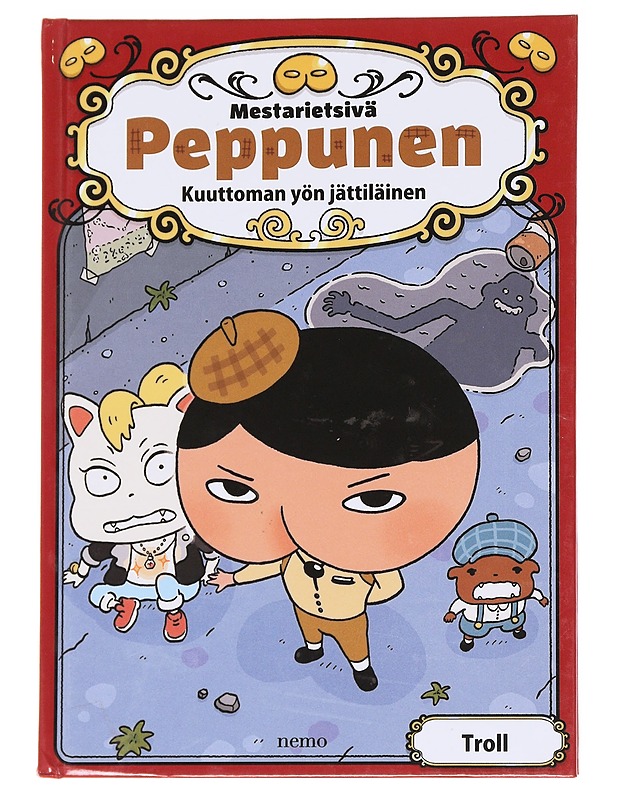 Mestarietsivä Peppunen / kuuttoman yön jättiläinen - Troll - Lastenkirjat - 10105573052 - 0