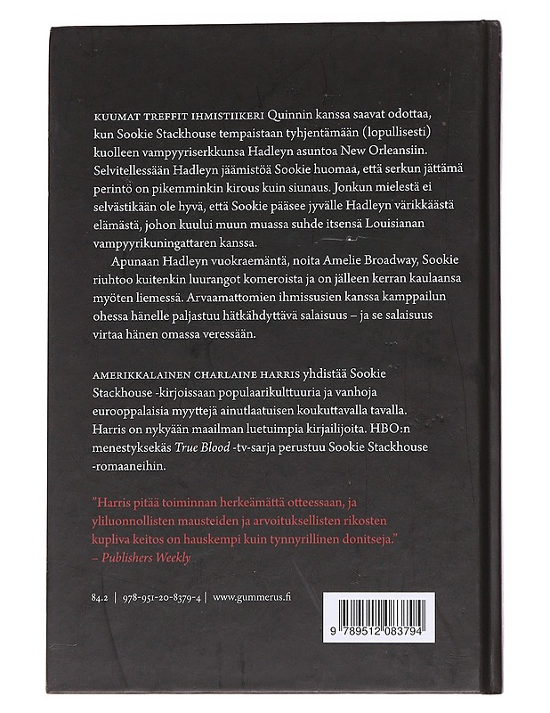 Veren perintö - Harris, Charlaine - Fantasia- ja scifi - 10105573109 - 1