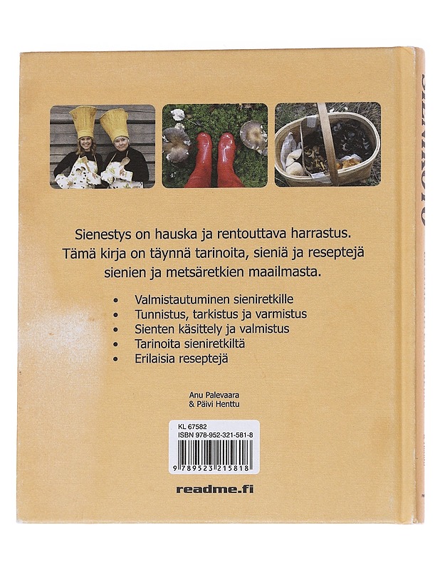 Sienikoto / luonnosta lautaselle - Palevaara, Anu - Ruokakirjat - 10105573133 - 1