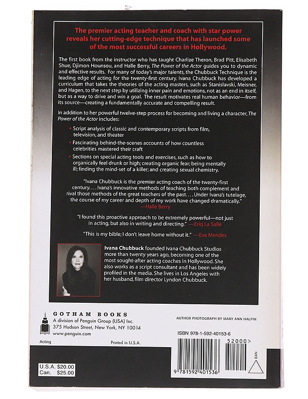 The power of the actor : The chubbuck technique - Ivana Chubbuck - Tietokirjat ja oppaat - 10105573167 - 1