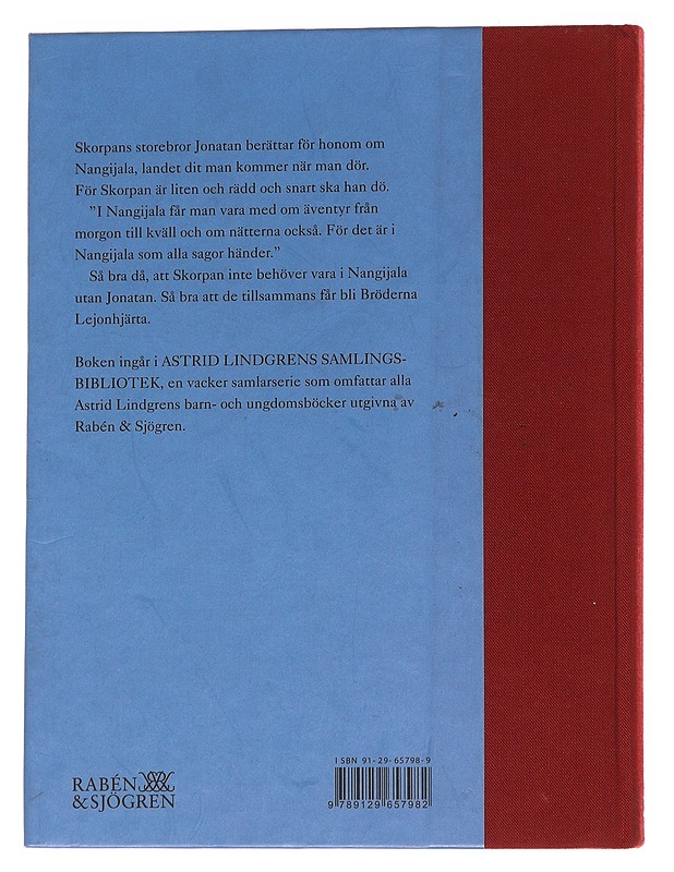 Bröderna Lejonhjärta - Lindgren, Astrid - Lastenkirjat - 10105573179 - 1