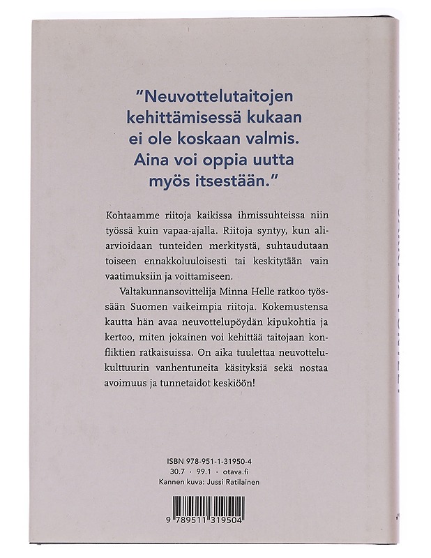 Järki ja tunteet : oivalluksia riidoista, neuvotteluista ja sopimisesta - Minna Helle - Elämäkerrat ja muistelmat - 10105573208 - 1