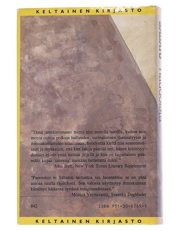 SANKAREISTA JA HAUDOISTA - Sábato, Ernesto - Romaanit ja novellit - 10105573228 - 1
