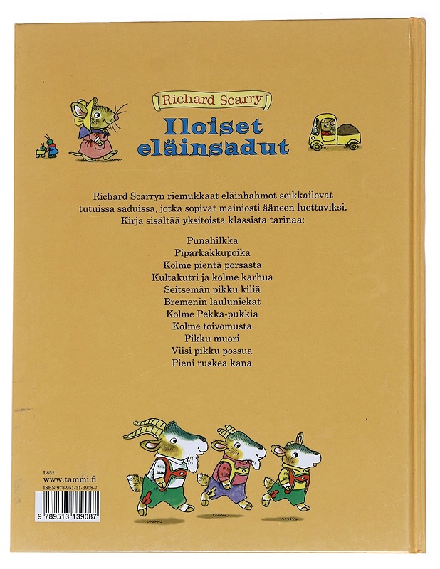 Iloiset eläinsadut - Scarry, Richard - Lastenkirjat - 10105573266 - 1