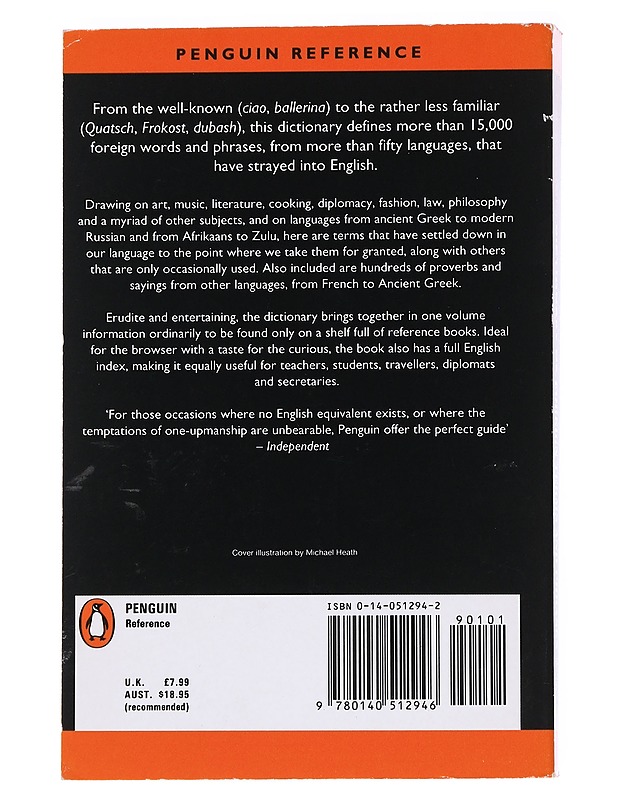 Dictionary of foreign terms and phrases - Matkaoppaat ja sanakirjat - 10105573299 - 1