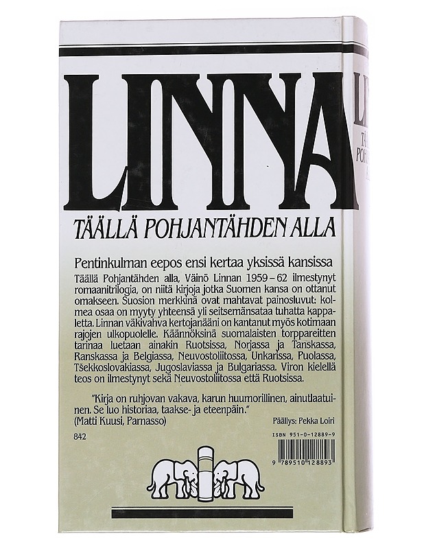 Täällä Pohjantähden alla - Väinö Linna - Romaanit ja novellit - 10105573340 - 1