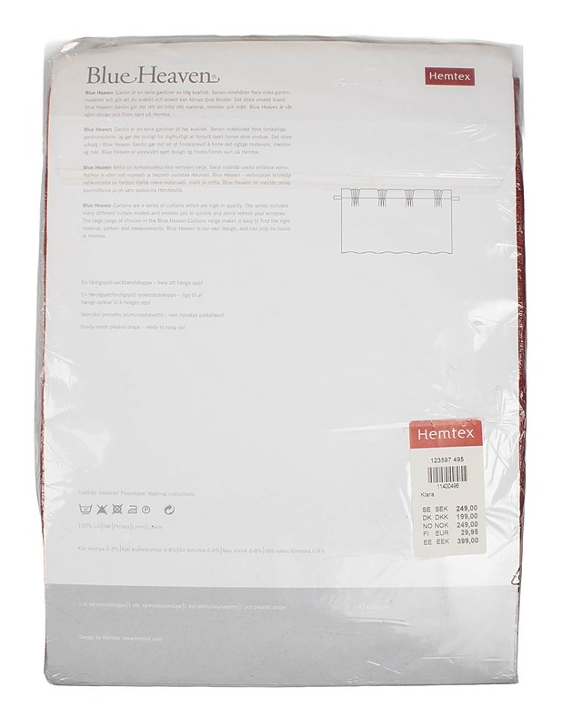 HEMTEX poimunauhaverho, 43x250 cm - Verhot ja kapat - 10105573384 - 1