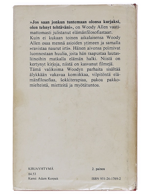 Parhaat - Allen, Woody - Romaanit ja novellit - 10105573419 - 1