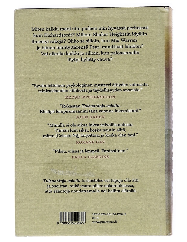 Tulenarkoja asioita - Ng, Celeste - Romaanit ja novellit - 10105573431 - 1